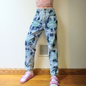 90s Tie Dyed Jeans